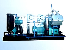 Natural gas closed water cycle compressor